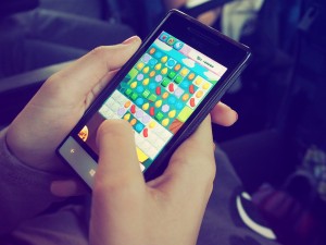 El juego Candy Crush en el movil